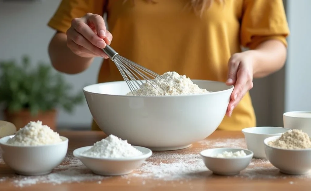 Blending gluten free flour