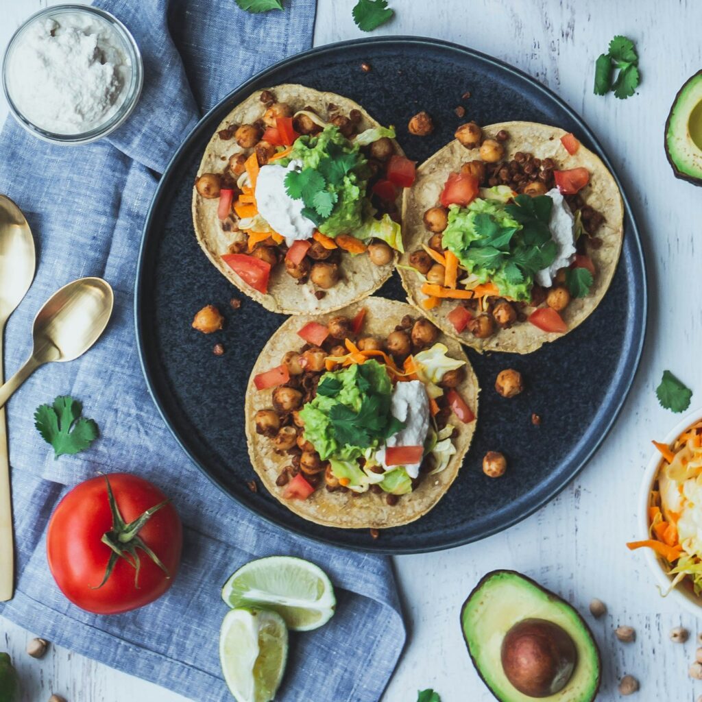 Chickpea Flatbread Pizza