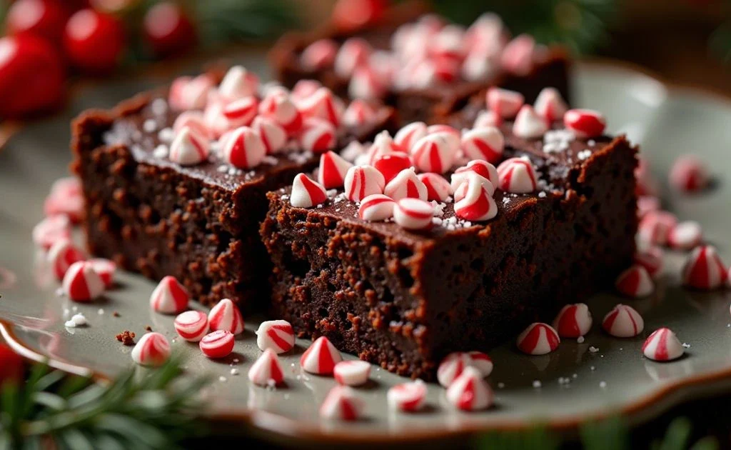 Gluten Free Peppermint Brownies