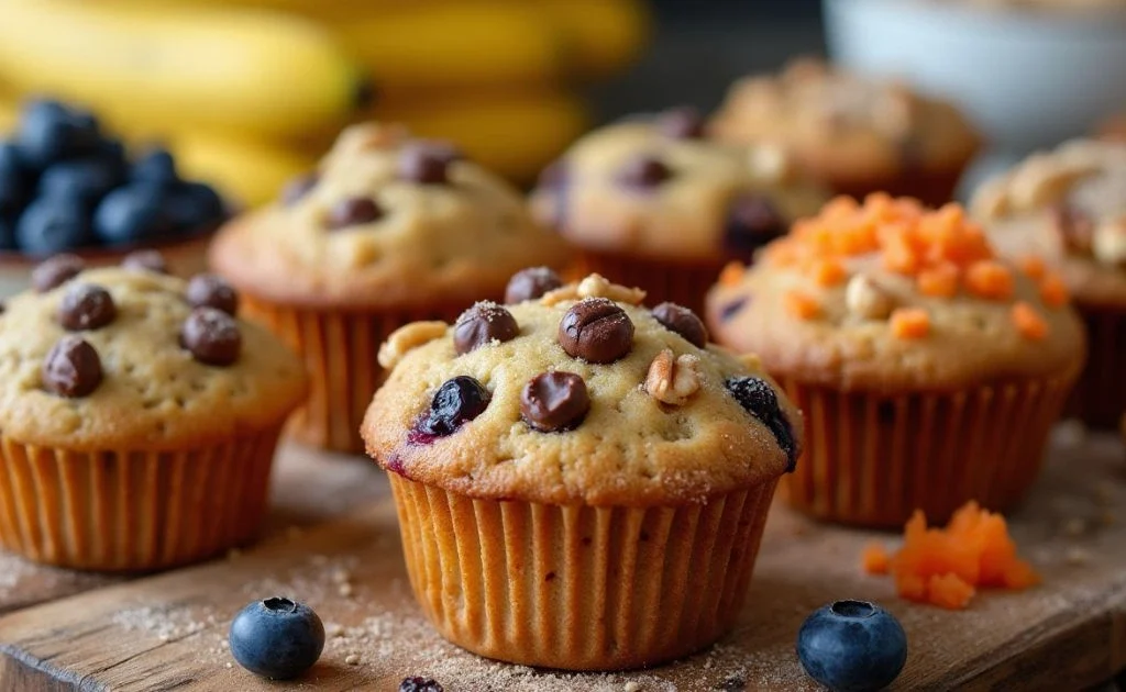 Kid-Friendly Gluten Free Banana Muffins variations