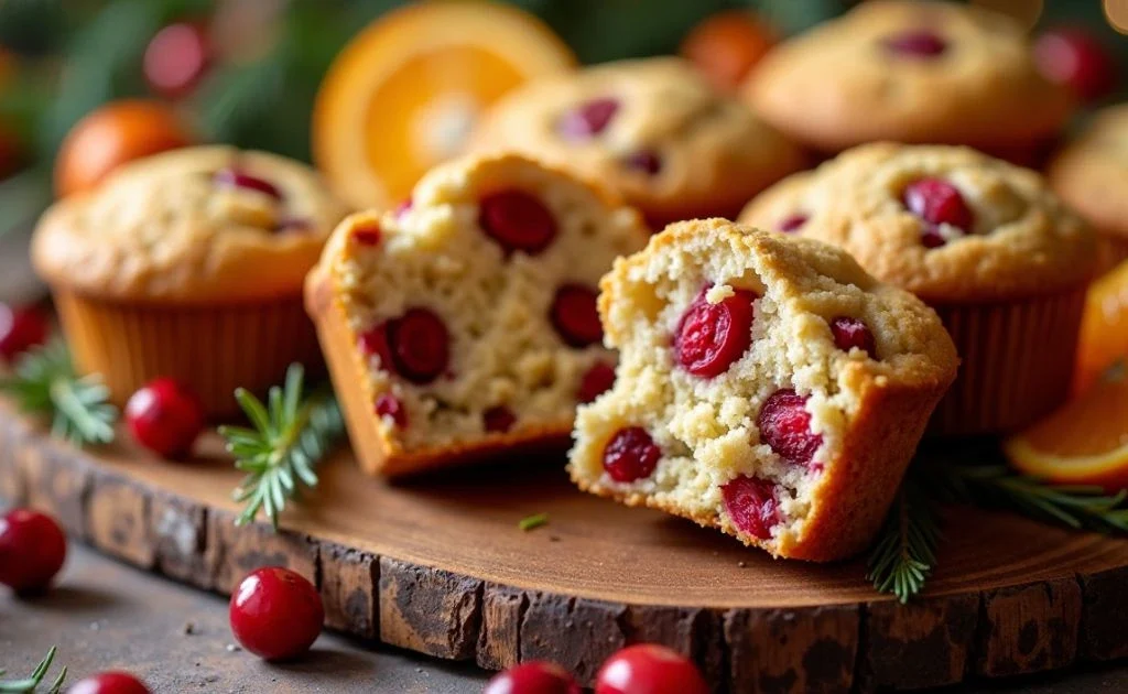 Gluten-Free Cranberry Orange Muffins