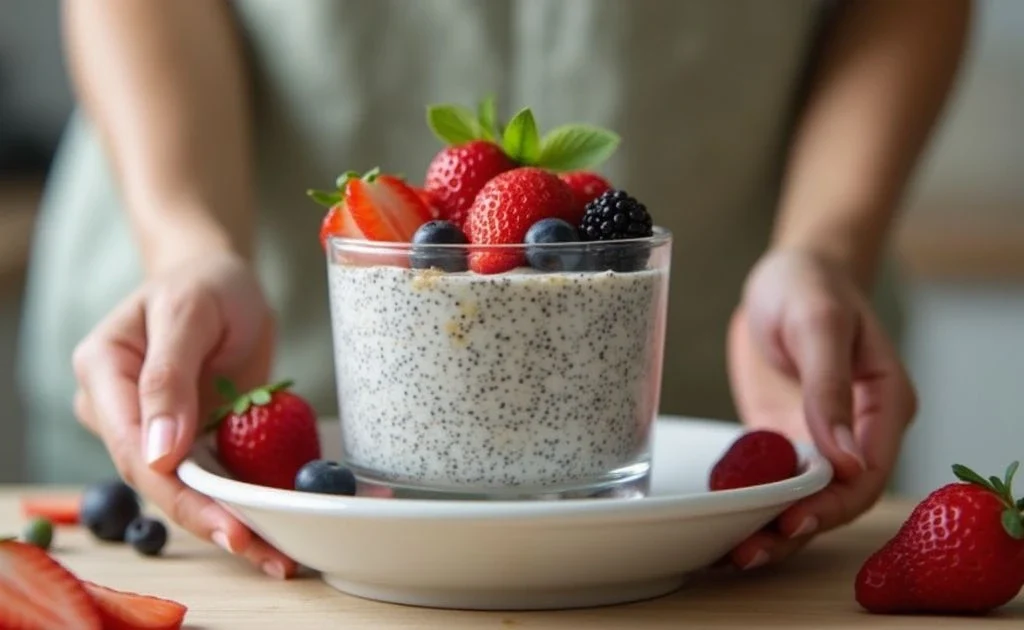 Chia Seed Pudding with Fresh Fruit