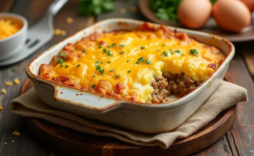 Classic Sausage and Egg GF Breakfast Casserole