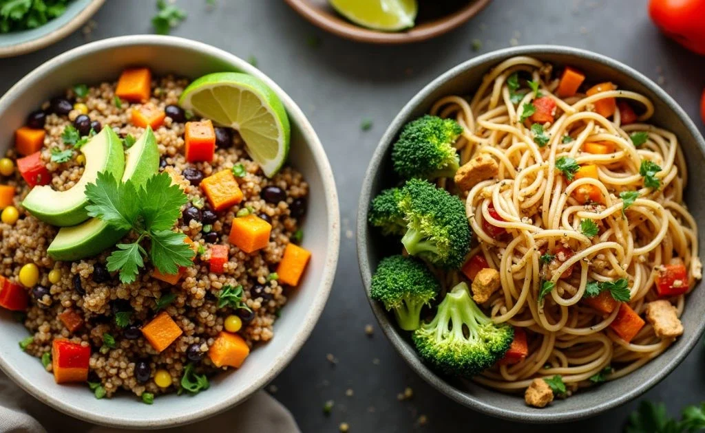 Gluten Free Pasta and Grain Bowls