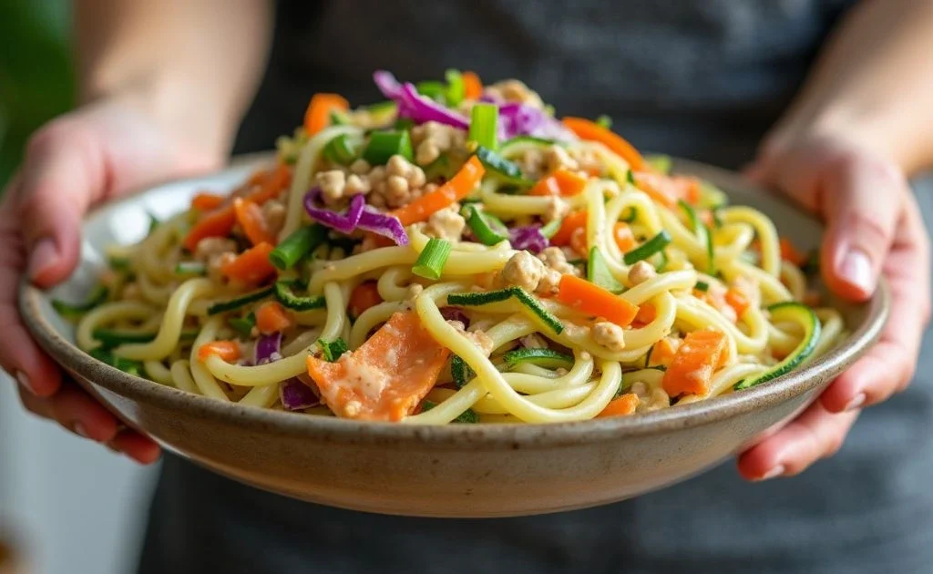 Thai Peanut Zoodle Salad