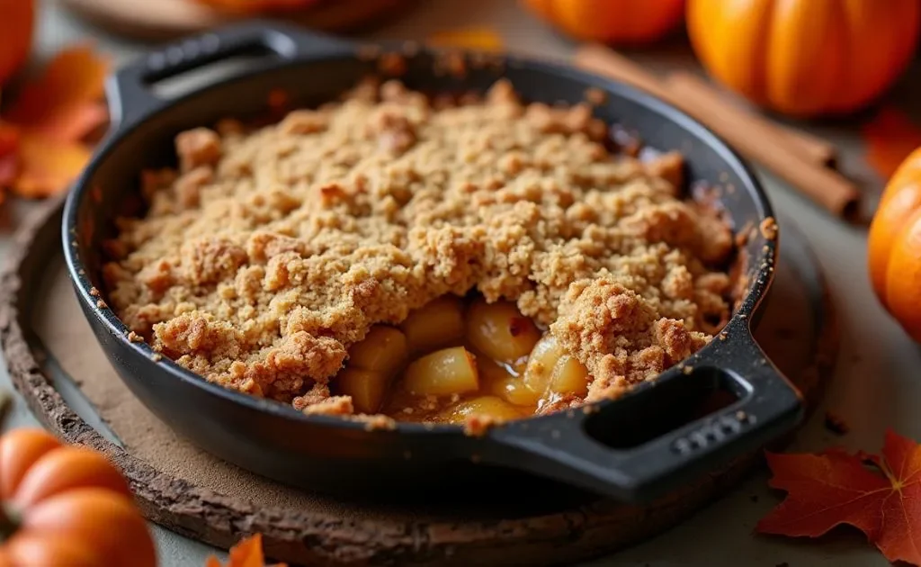 Apple Crisp with Almond Flour Topping