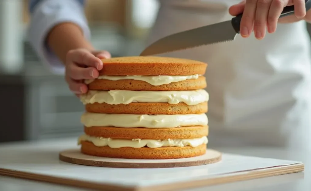 Assembling Multi-Layer Gluten-Free Cakes