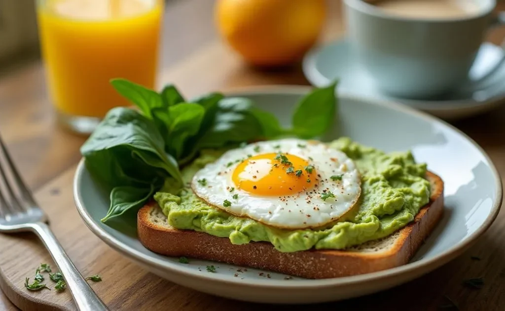 Avocado and Egg Breakfast Bowl with Gluten-Free Toast