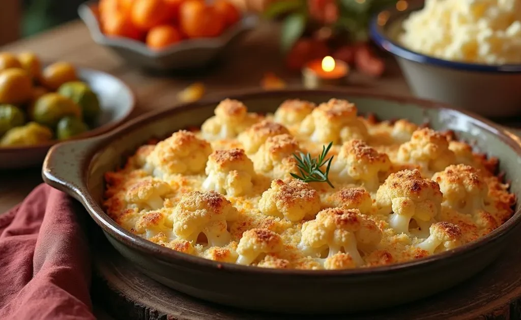 Cauliflower Gratin with Gluten-Free Breadcrumbs