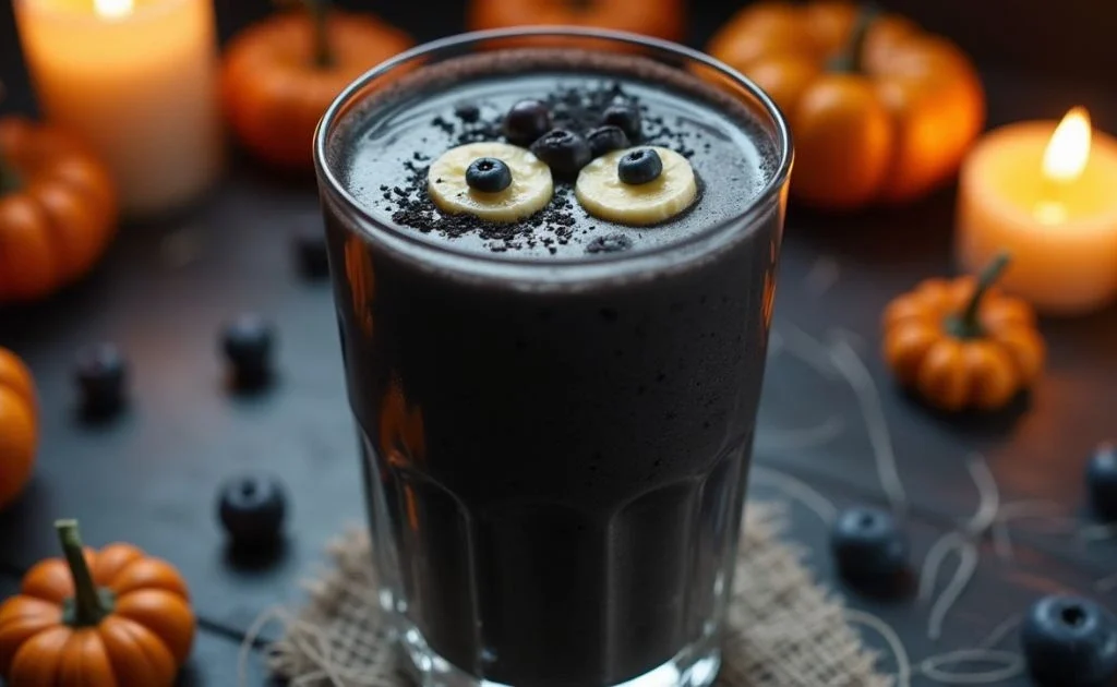 Charcoal Boo-Berry Smoothie