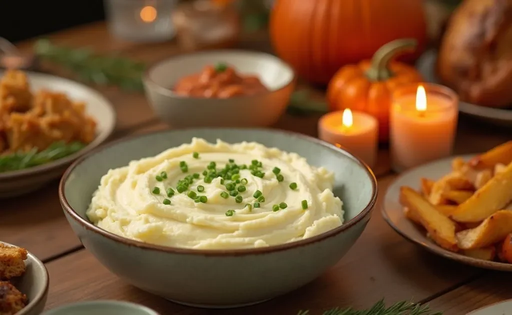 Garlic Mashed Potatoes with Creamy Coconut Milk