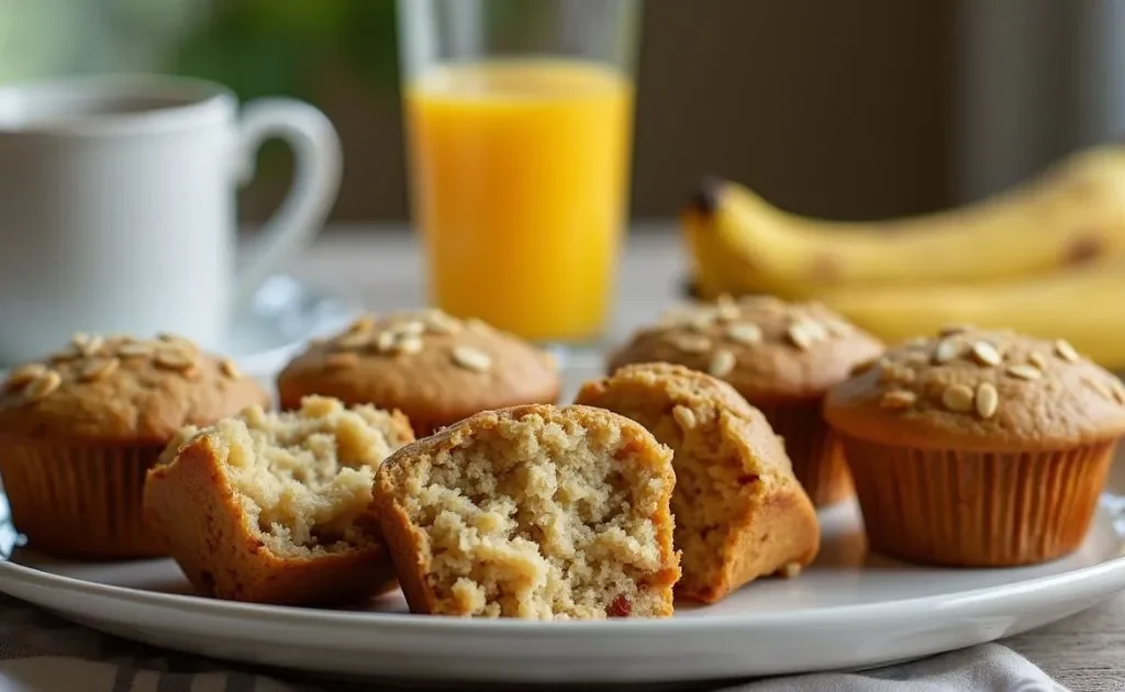 Gluten-Free Banana Oat Muffins