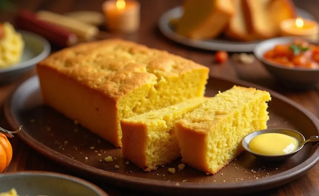 Gluten-Free Cornbread with Honey Butter