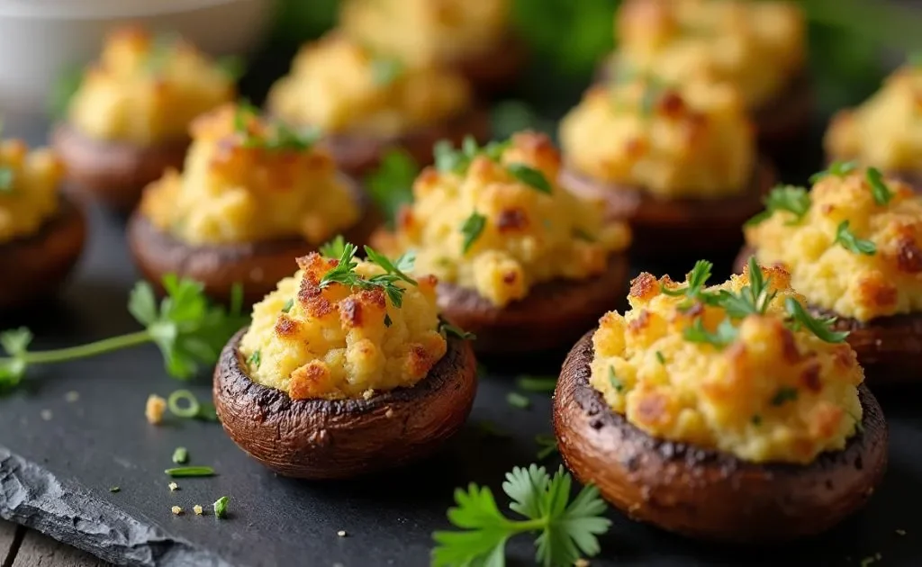 Gluten Free Stuffed Mushrooms