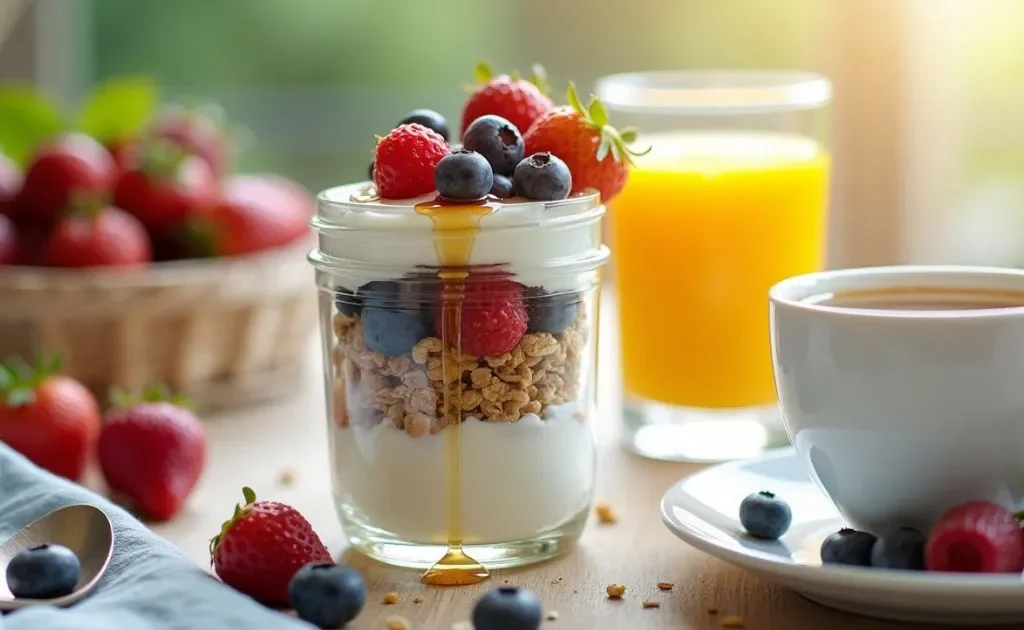 Greek Yogurt Parfait with Gluten-Free Granola