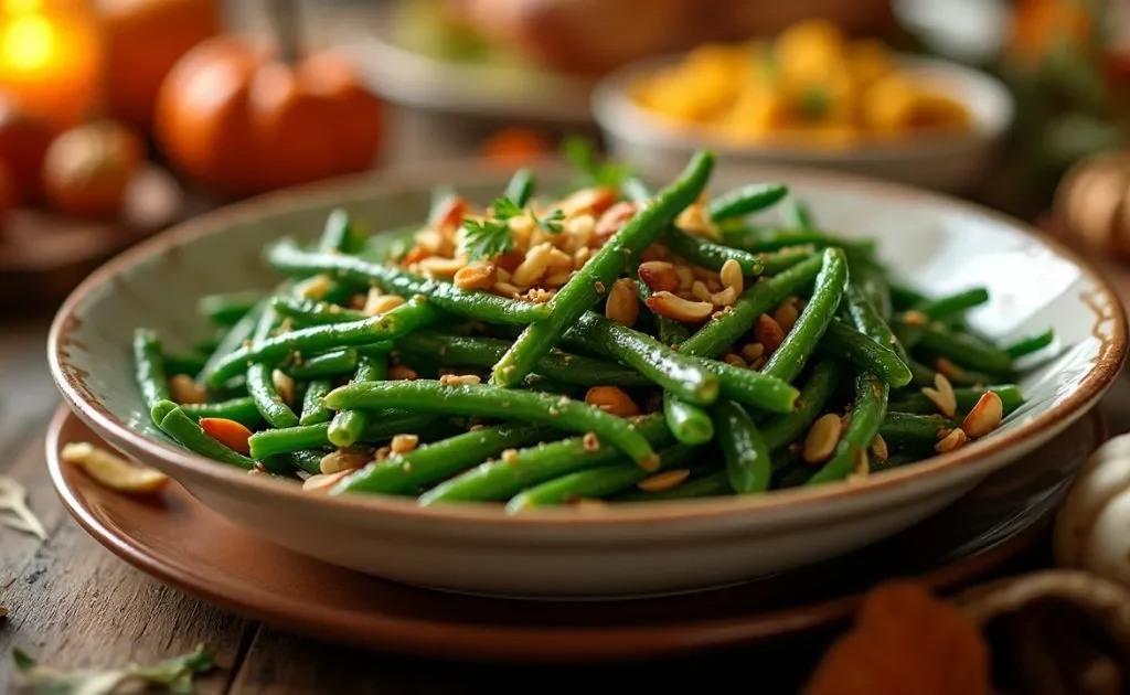 Green Bean Almondine with Toasted Almonds