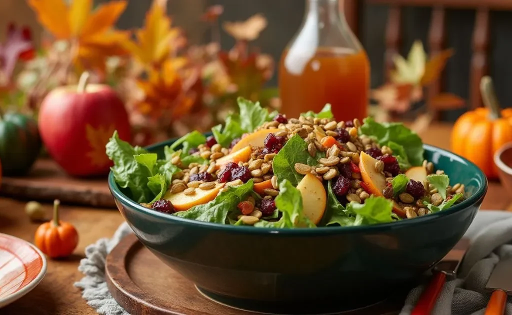 Harvest Salad with Apple Cider Vinaigrette