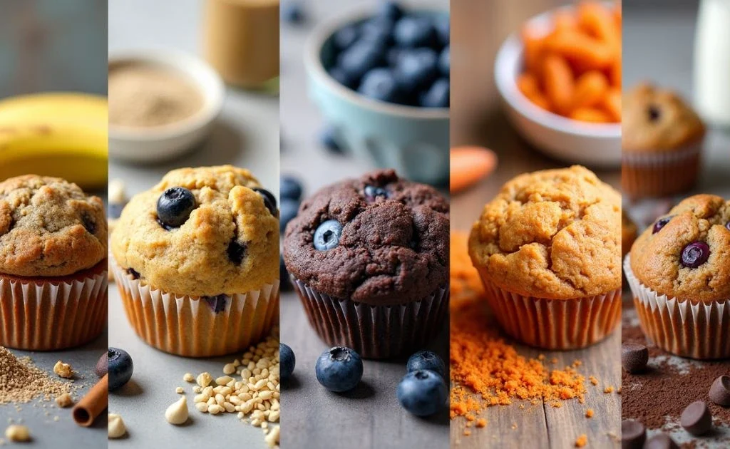 Healthy Gluten-Free Muffins variations