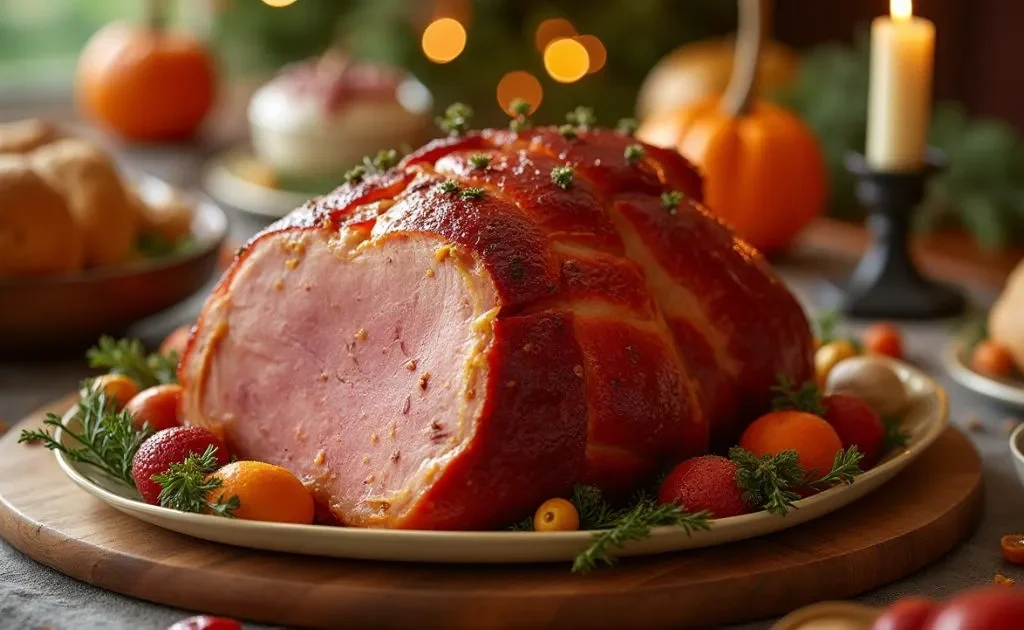 Maple-Glazed Ham