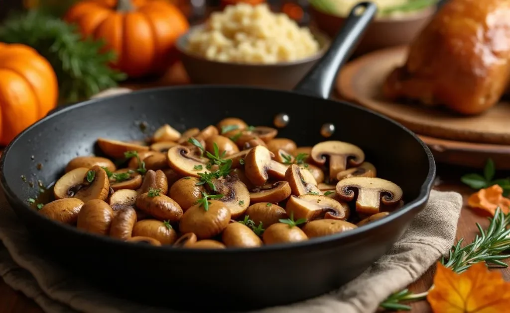 Sauteed Mushrooms with Garlic and Thyme