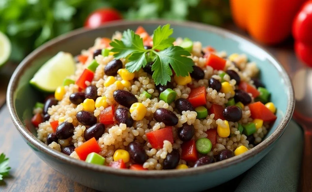 Southwest Black Bean and Rice Salad