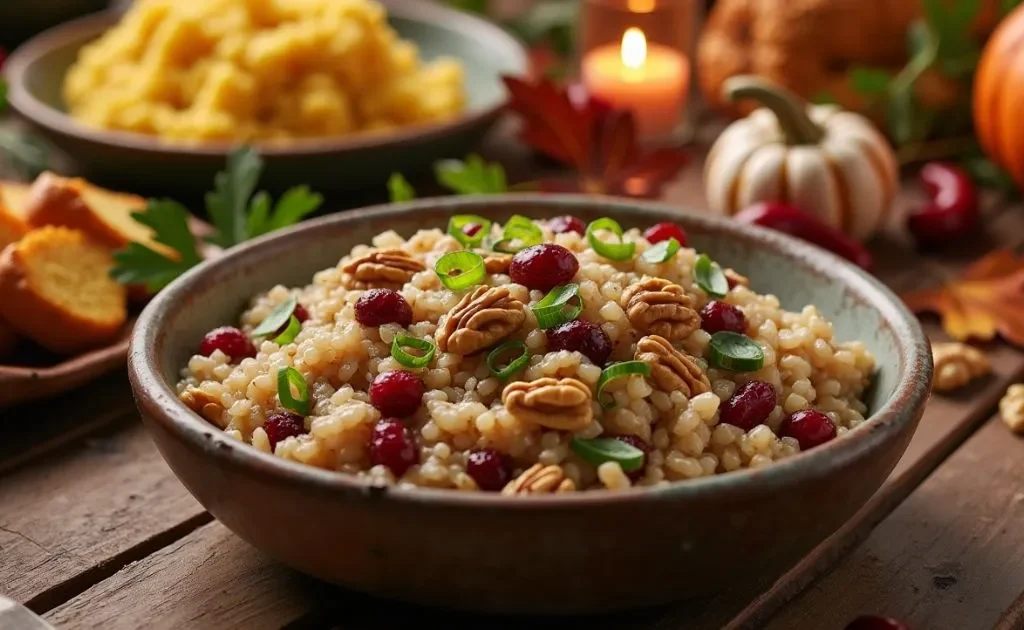 Wild Rice Pilaf with Cranberries and Nuts