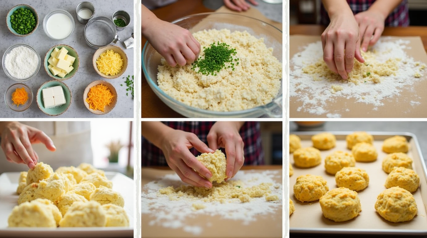 Cheddar and Chive Gluten Free Biscuits