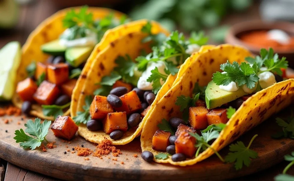 Baked Sweet Potato Tacos