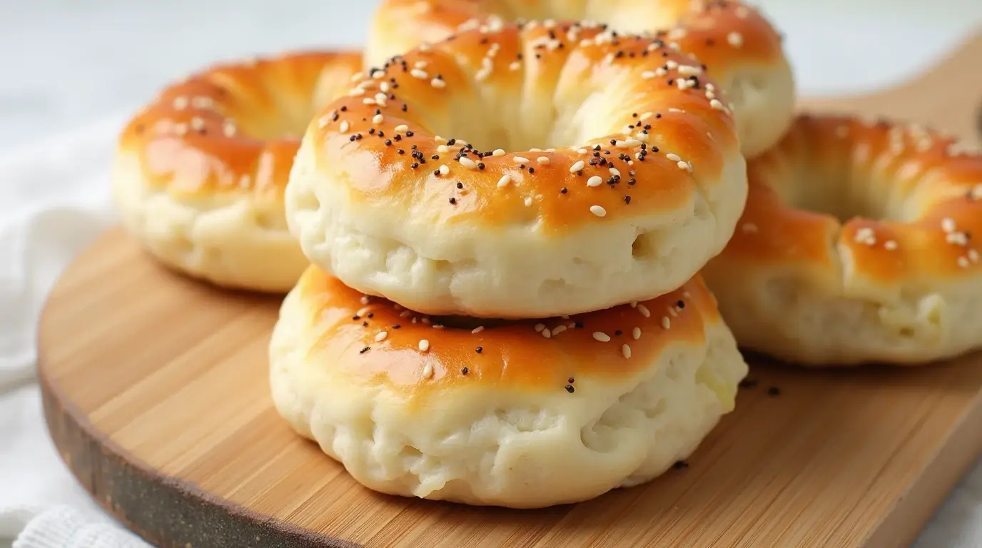 Cottage Cheese Almond Flour Bagels