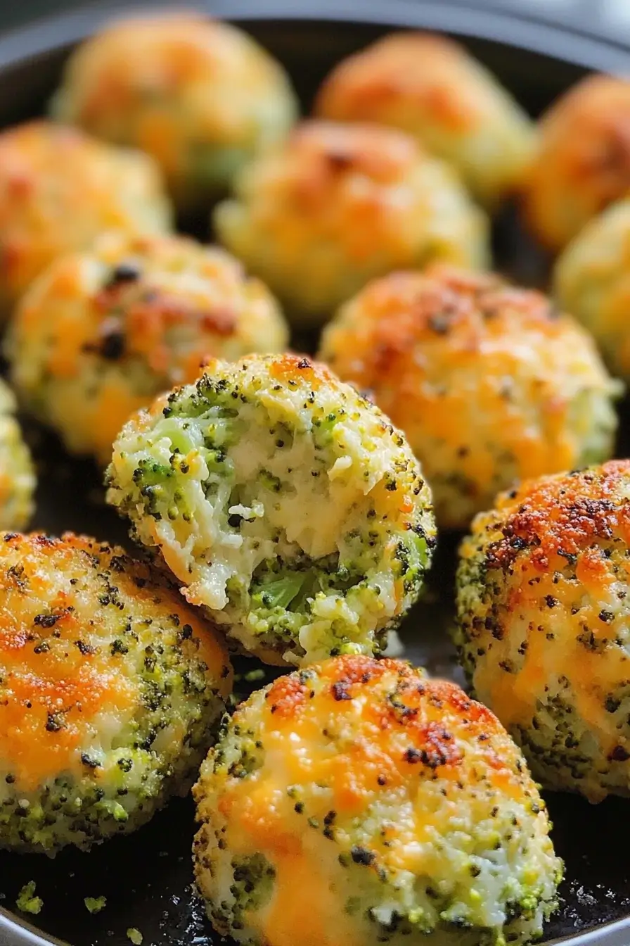 Baked Broccoli Cheese Balls