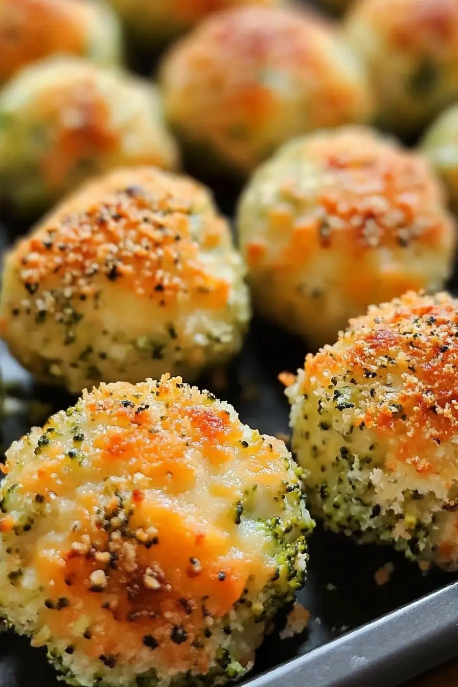 Baked Broccoli Cheese Balls