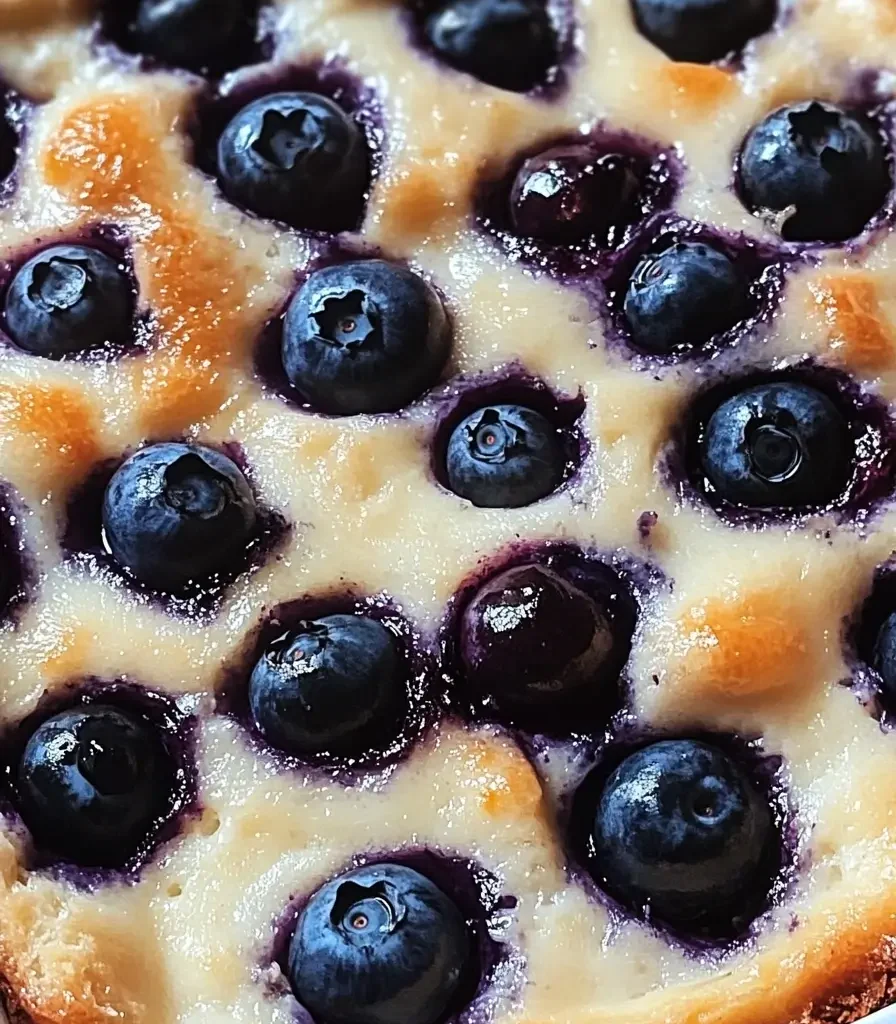 Blueberry Cottage Cheese Breakfast Bake