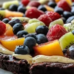 Brownie Fruit Pizza
