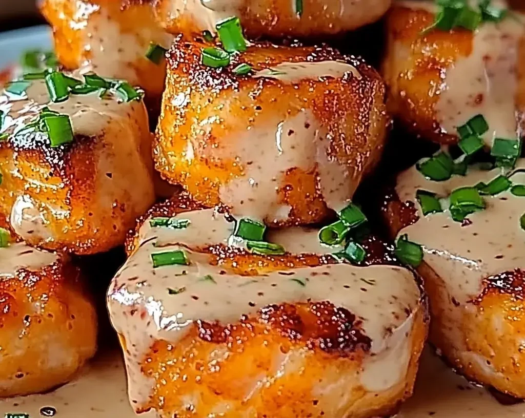 Crispy Bang Bang Salmon Bites
