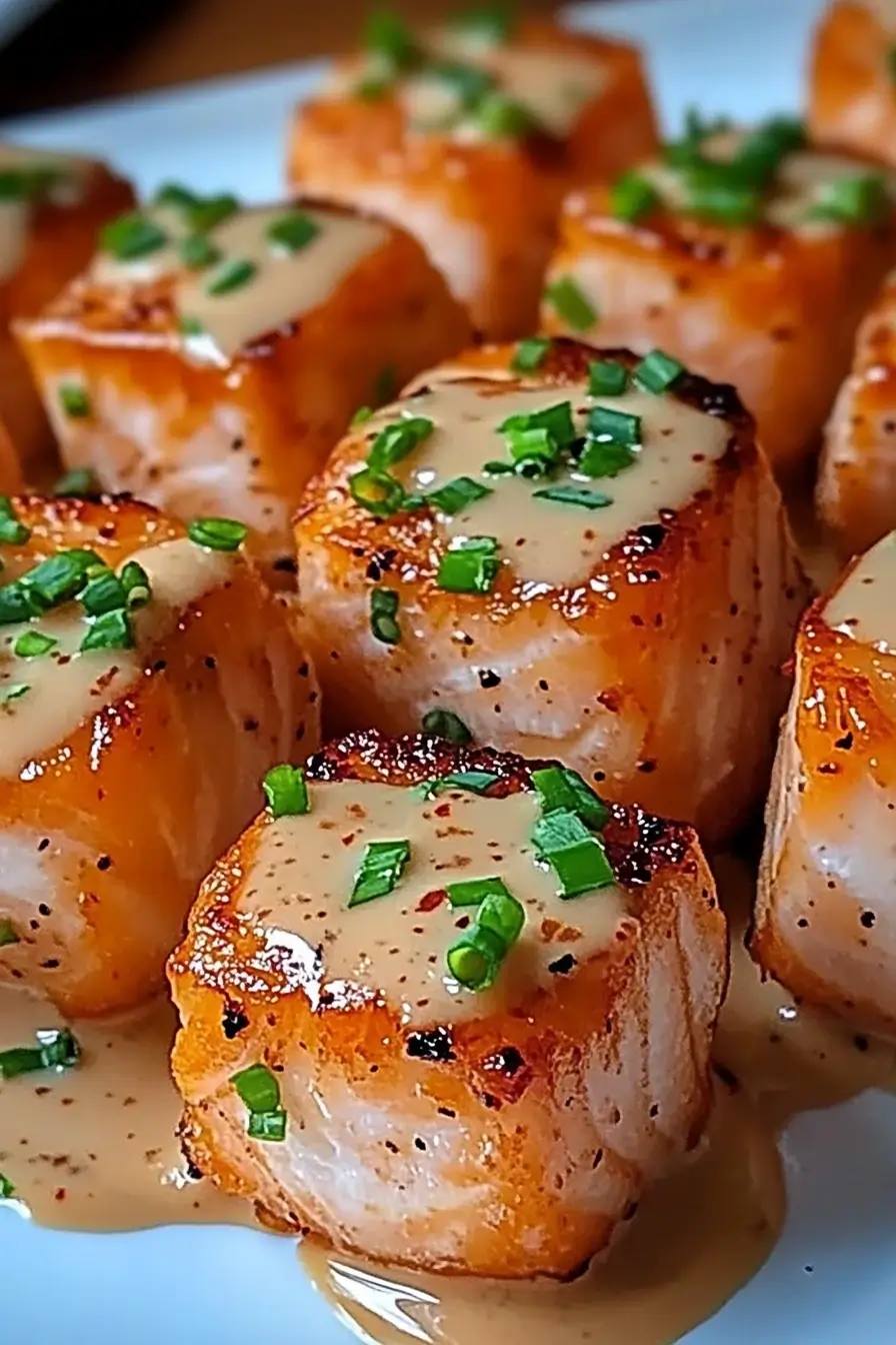 Crispy Bang Bang Salmon Bites
