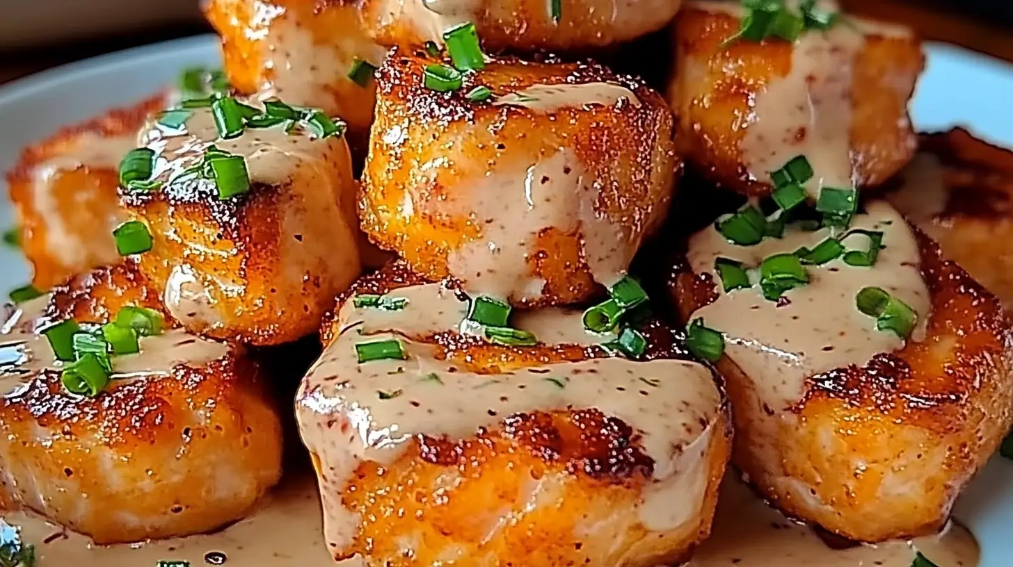 Crispy Bang Bang Salmon Bites