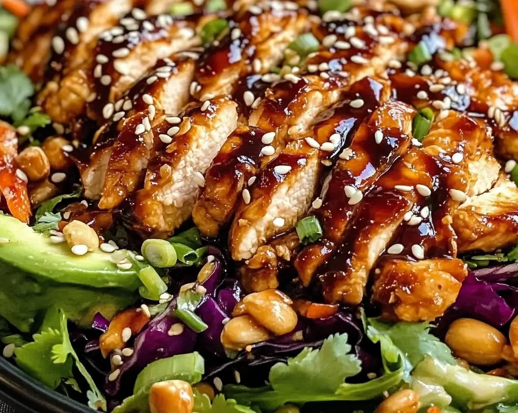 Crunchy Asian Sesame Chicken Salad