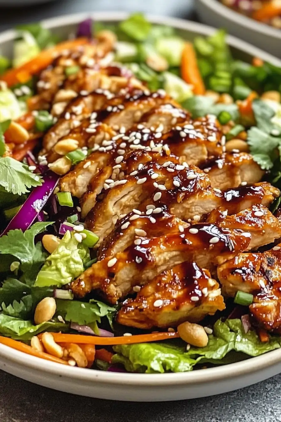Crunchy Asian Sesame Chicken Salad