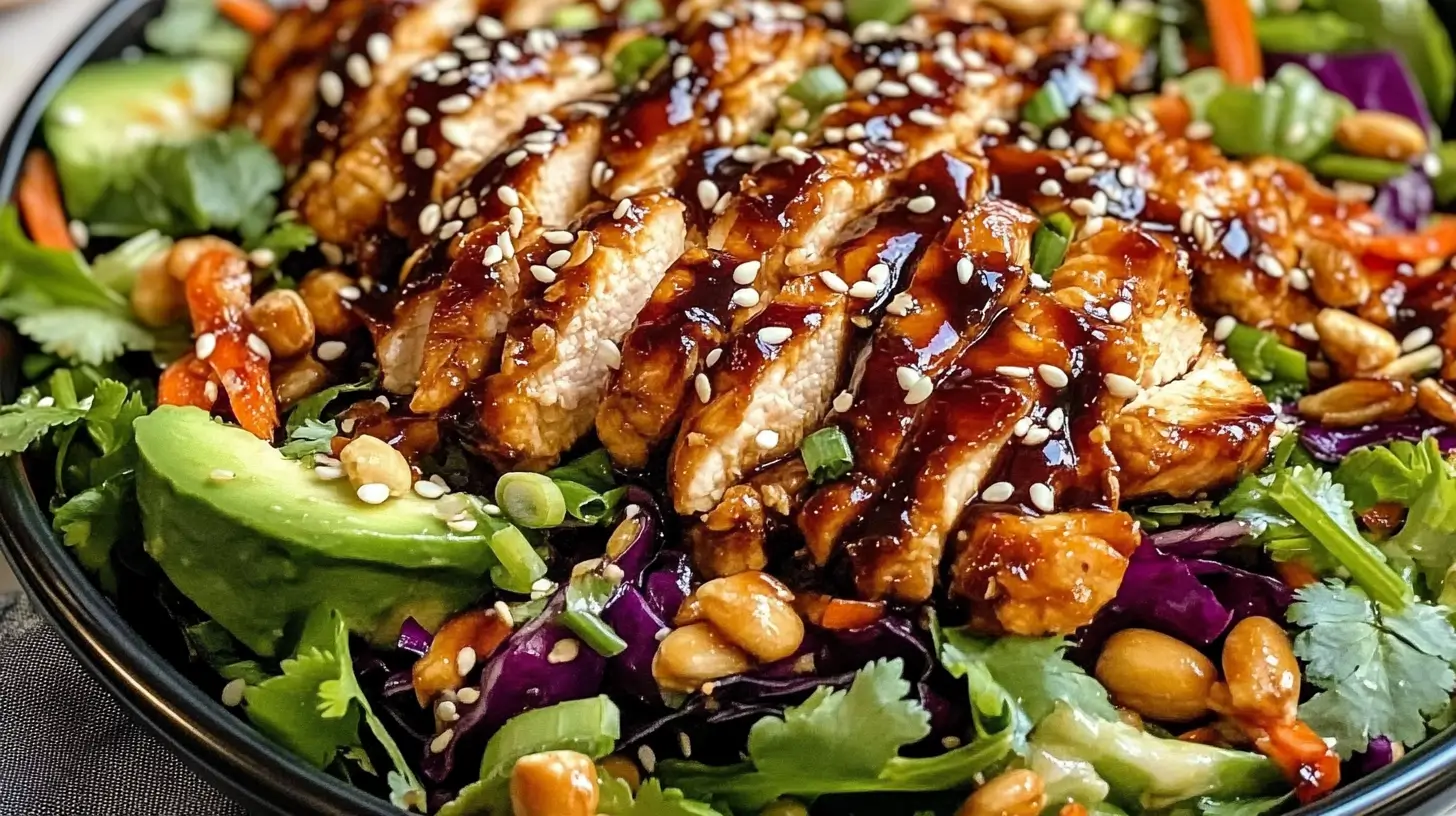 Crunchy Asian Sesame Chicken Salad