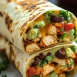 Easy Chipotle Ranch Grilled Chicken Burrito