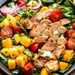 Mango Chicken Salad Recipe with Homemade Dressing