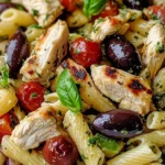Mediterranean Chicken Pasta Salad