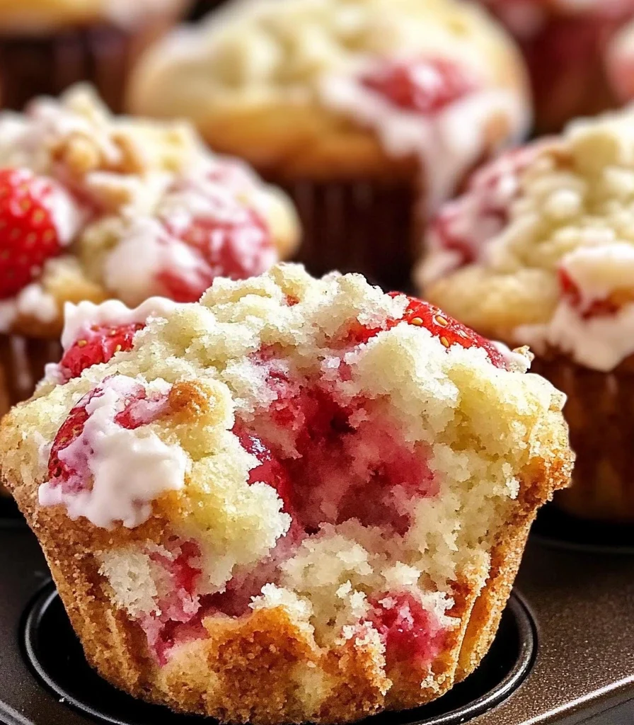 Strawberry Cream Cheese Muffins