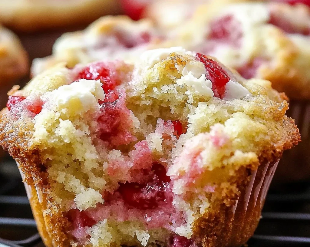 Strawberry Cream Cheese Muffins
