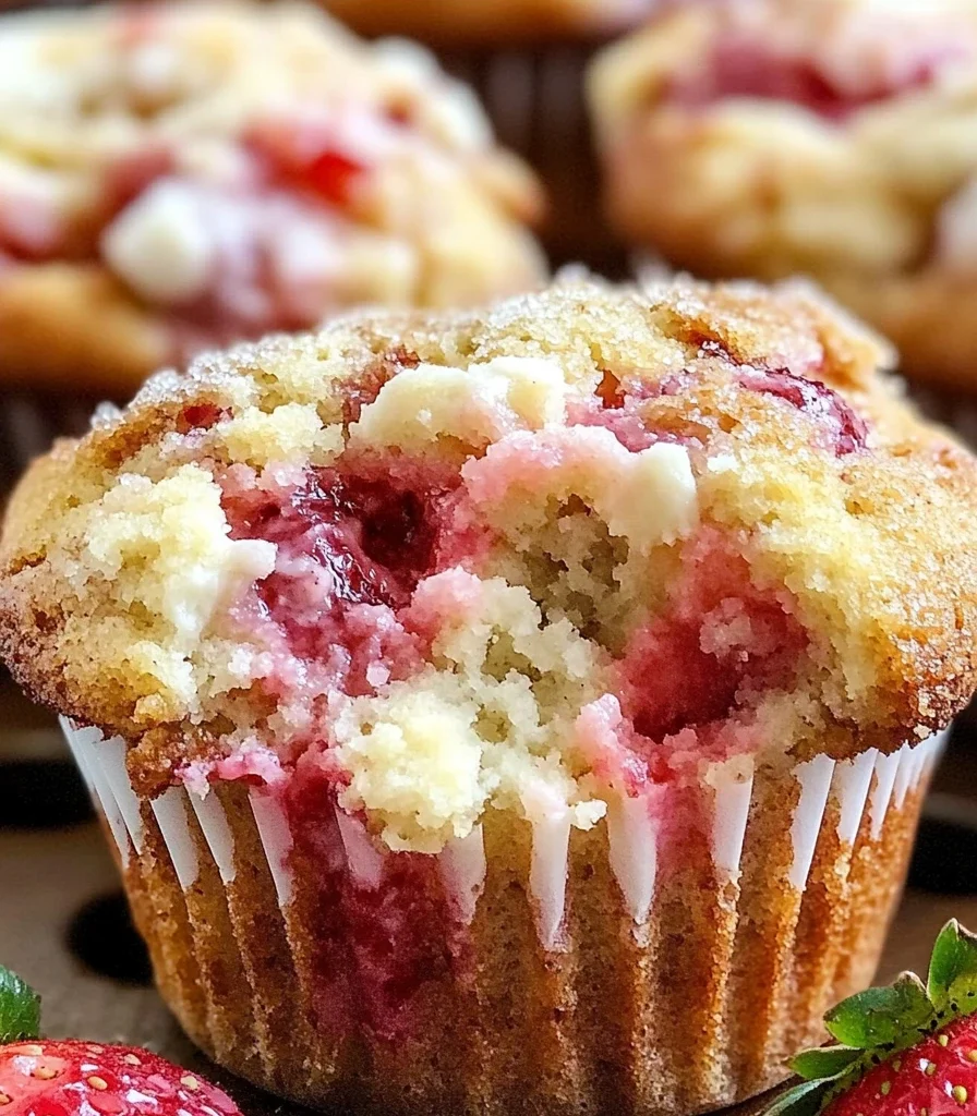 Strawberry Cream Cheese Muffins