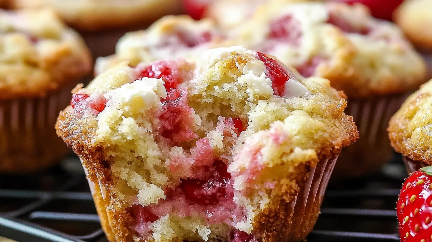 Strawberry Cream Cheese Muffins