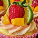 Strawberry Mango Margarita Cupcakes Recipe