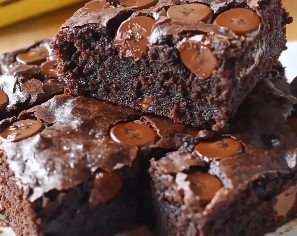 3 ingredient Banana Brownies
