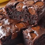 3 ingredient Banana Brownies