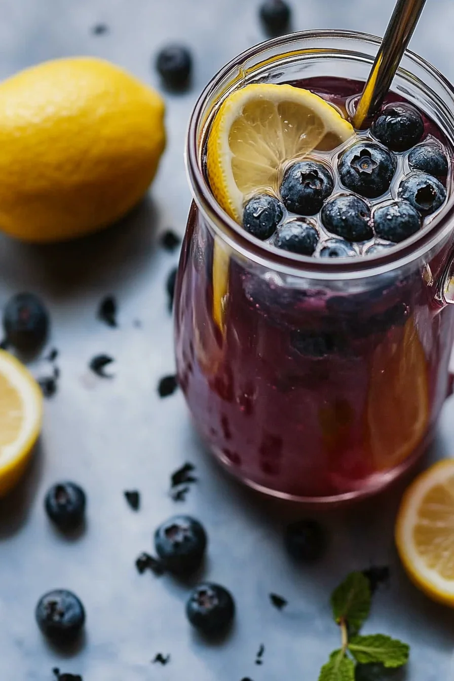 Antioxidant Blueberry-Lemon Green Tea